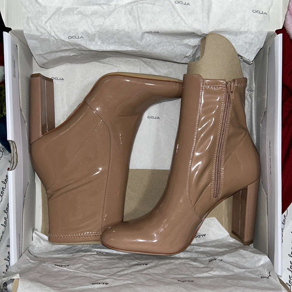 Nude Ankle Boots